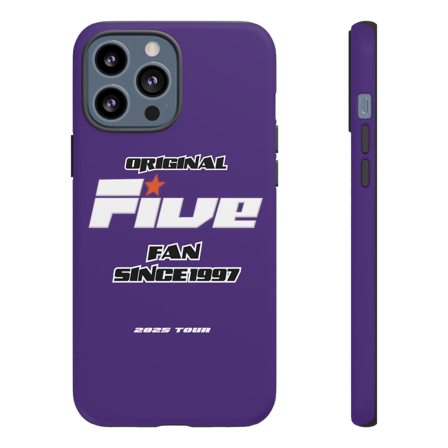 Original Five Fan Tough Case - 2025 Tour Edition unofficial Five boyband 5ive merchandise