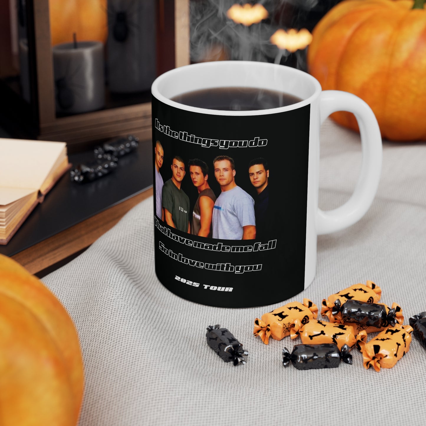 Five fan 5ive boy band uk 2025 tour five boyband five unofficial merchandise mug black