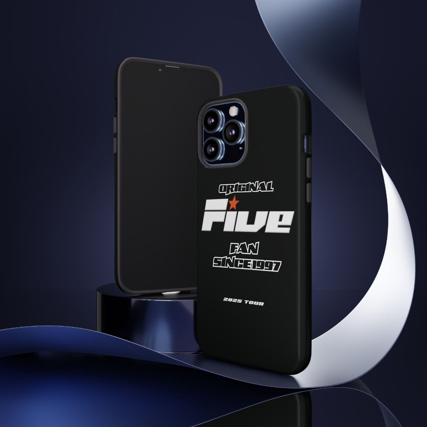 Original Five Fan Tough Case - 2025 Tour Edition unofficial Five boyband 5ive merchandise