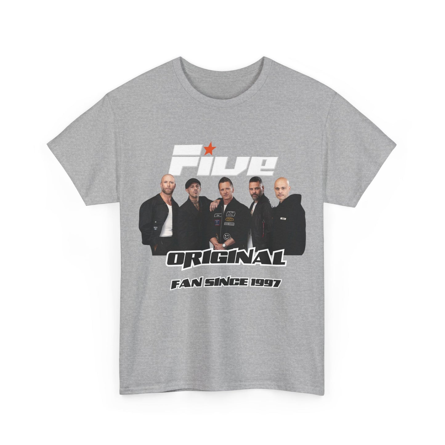 original FIVE tshirt 2025 tour 5ive Five's at the o2 tour merchandise concert tee t-shirt original five fans boy band nostalgia
