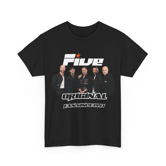 original FIVE tshirt 2025 tour 5ive Five's at the o2 tour merchandise concert tee t-shirt original five fans boy band nostalgia