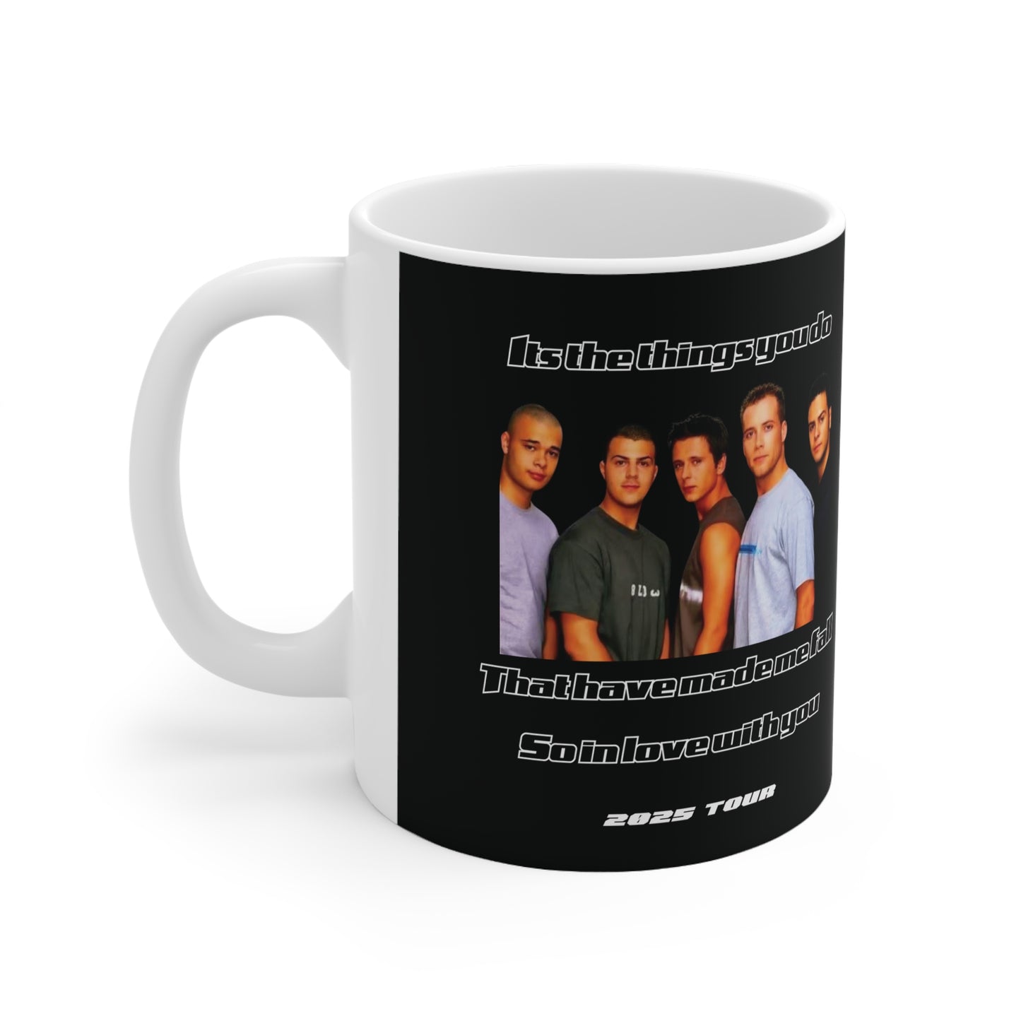 Five fan 5ive boy band uk 2025 tour five boyband five unofficial merchandise mug black
