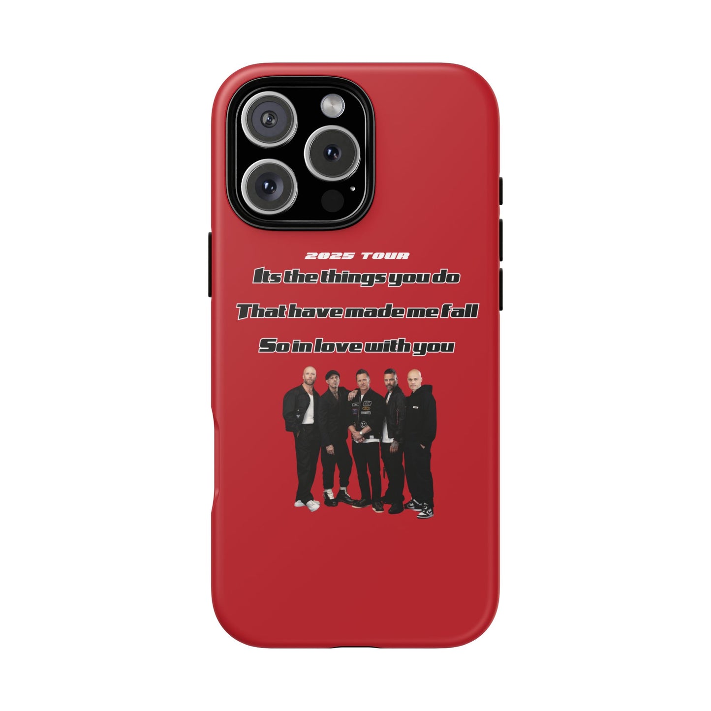 Original Five Fan Tough Case - 2025 Tour Edition unofficial Five boyband 5ive merchandise