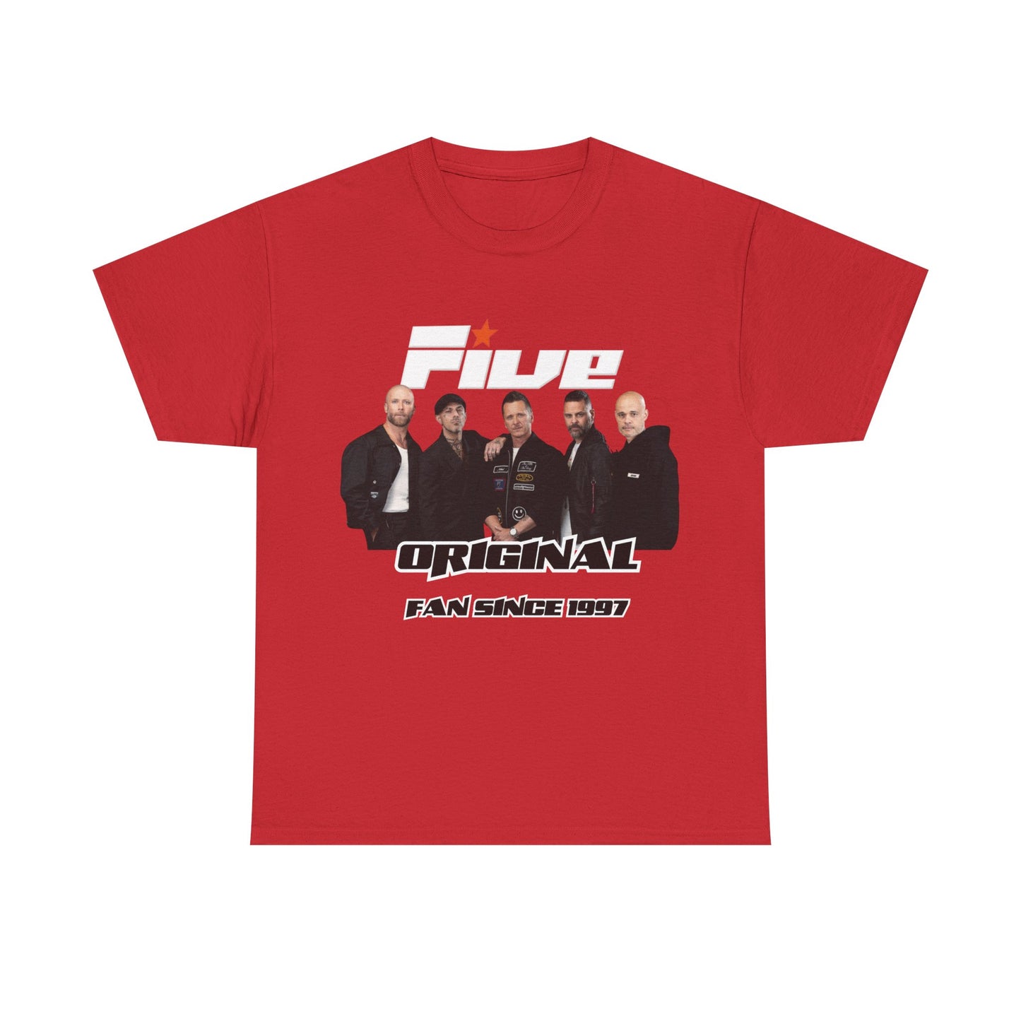 original FIVE tshirt 2025 tour 5ive Five's at the o2 tour merchandise concert tee t-shirt original five fans boy band nostalgia