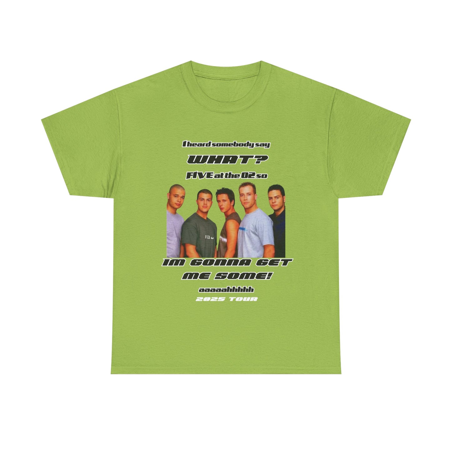 FIVE tshirt 2025 tour 5ive tee original five fans boy band nostalgia