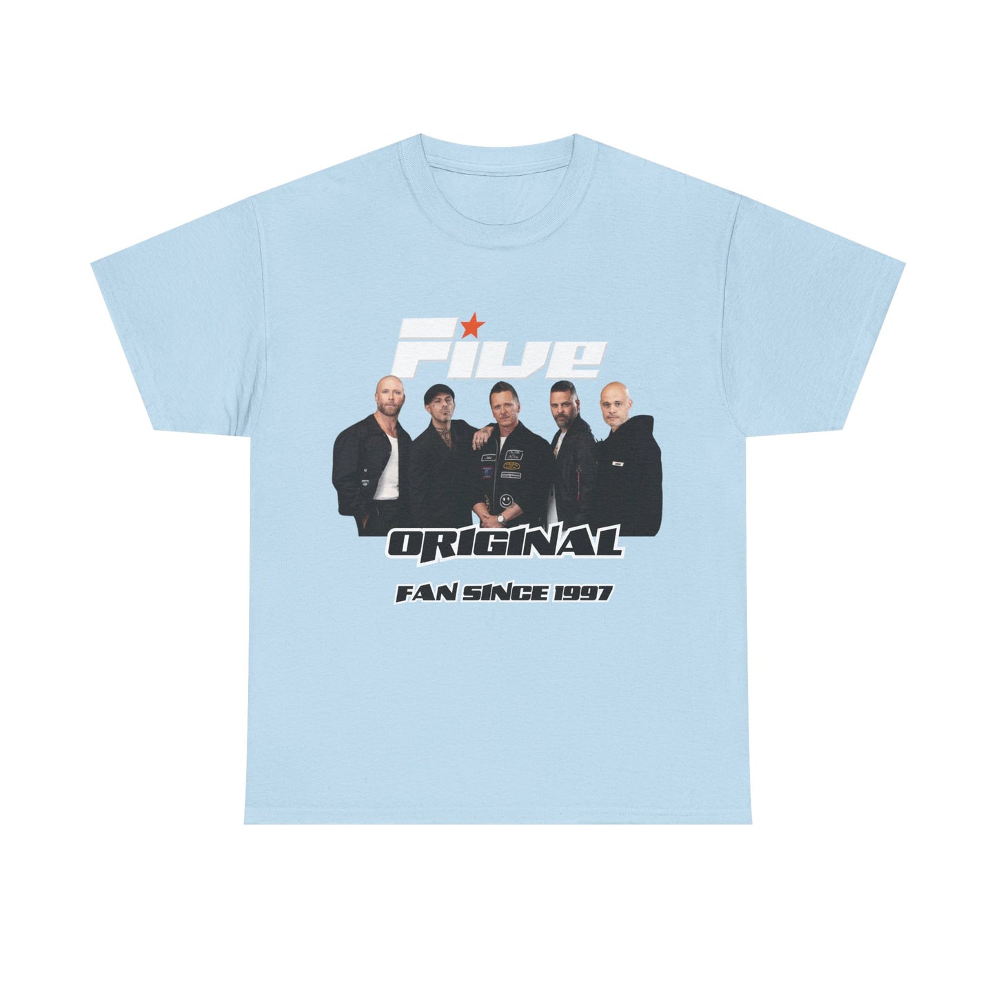 original FIVE tshirt 2025 tour 5ive Five's at the o2 tour merchandise concert tee t-shirt original five fans boy band nostalgia
