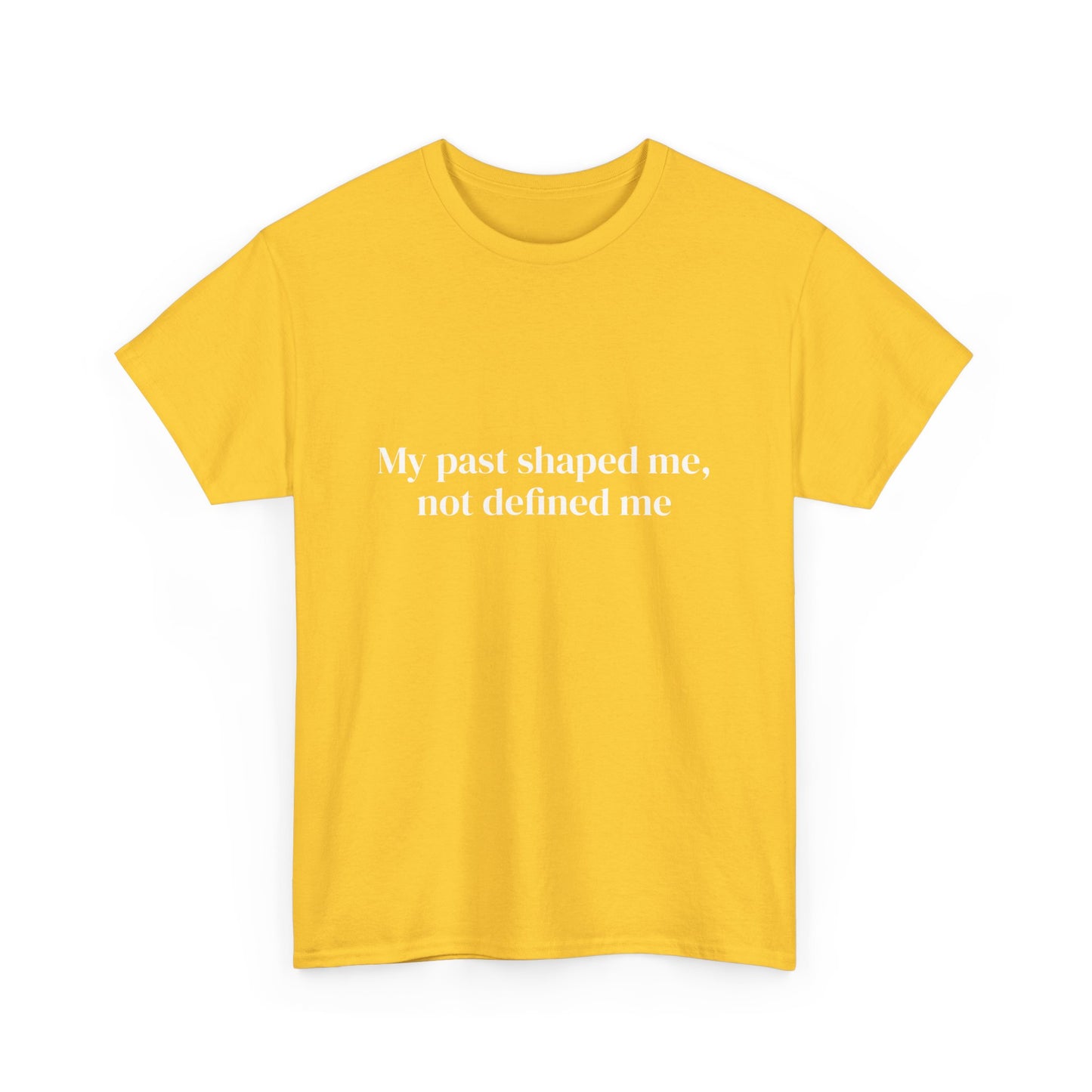 My past shaped me not defined me, Affirmations Tee tshirt, Motivational Quote Tee, Everyday Casual Shirt, Spiritual, mindful living empowerment t-shirt