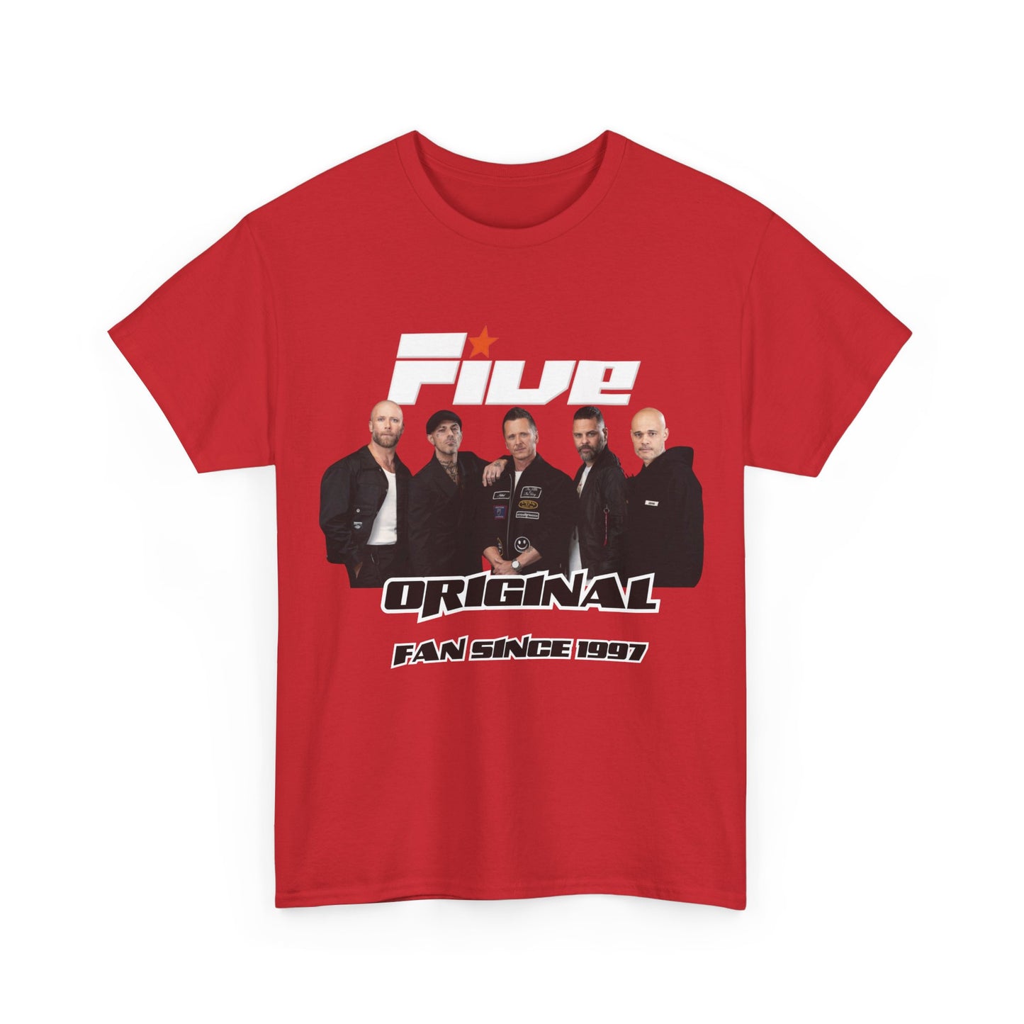 original FIVE tshirt 2025 tour 5ive Five's at the o2 tour merchandise concert tee t-shirt original five fans boy band nostalgia