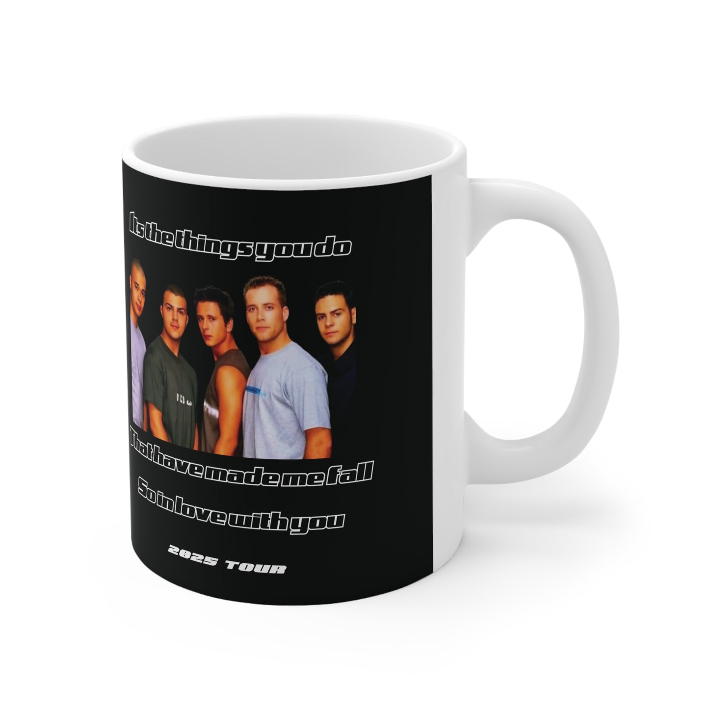 Five fan 5ive boy band uk 2025 tour five boyband five unofficial merchandise mug black