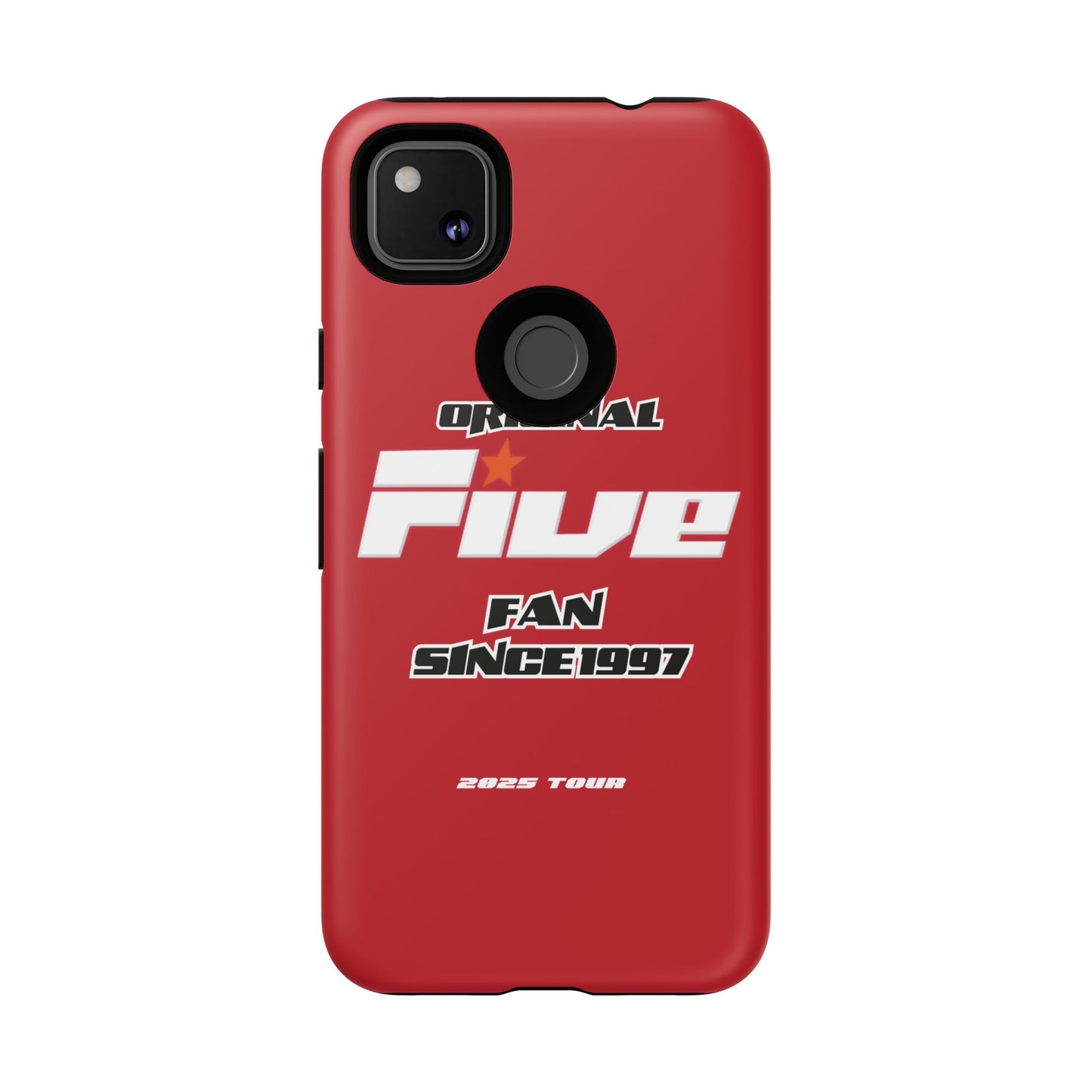 Original Five Fan Tough Case - 2025 Tour Edition unofficial Five boyband 5ive merchandise