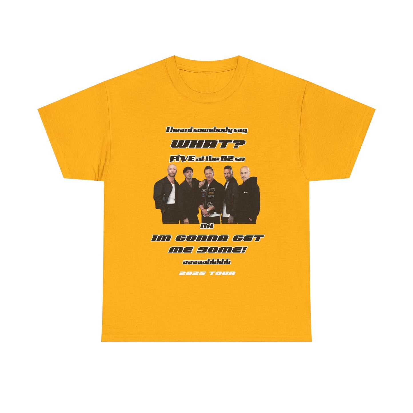 FIVE tshirt 2025 tour 5ive Five's at the o2 tour merchandise concert mothers day tee original five fans boy band nostalgia