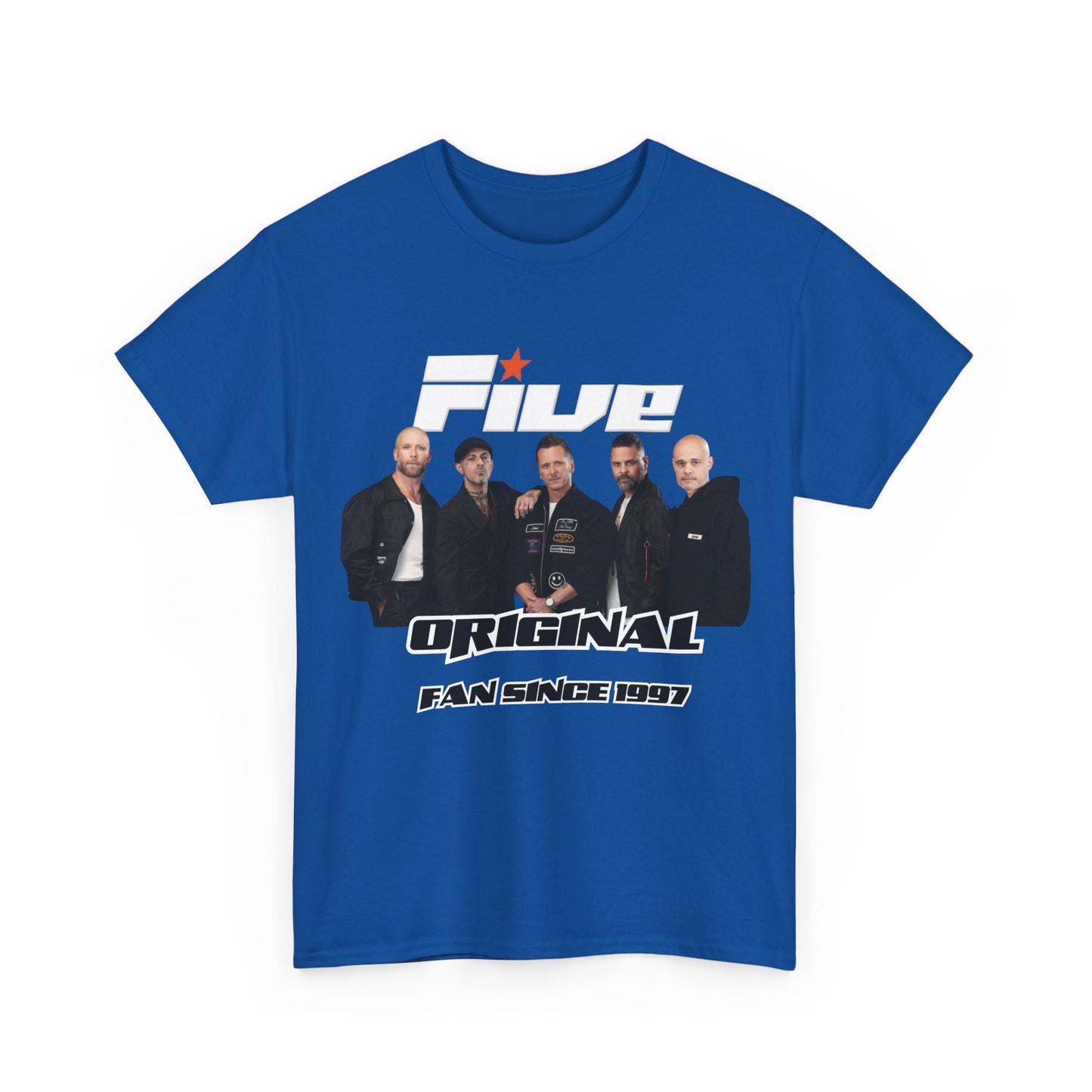 original FIVE tshirt 2025 tour 5ive Five's at the o2 tour merchandise concert tee t-shirt original five fans boy band nostalgia