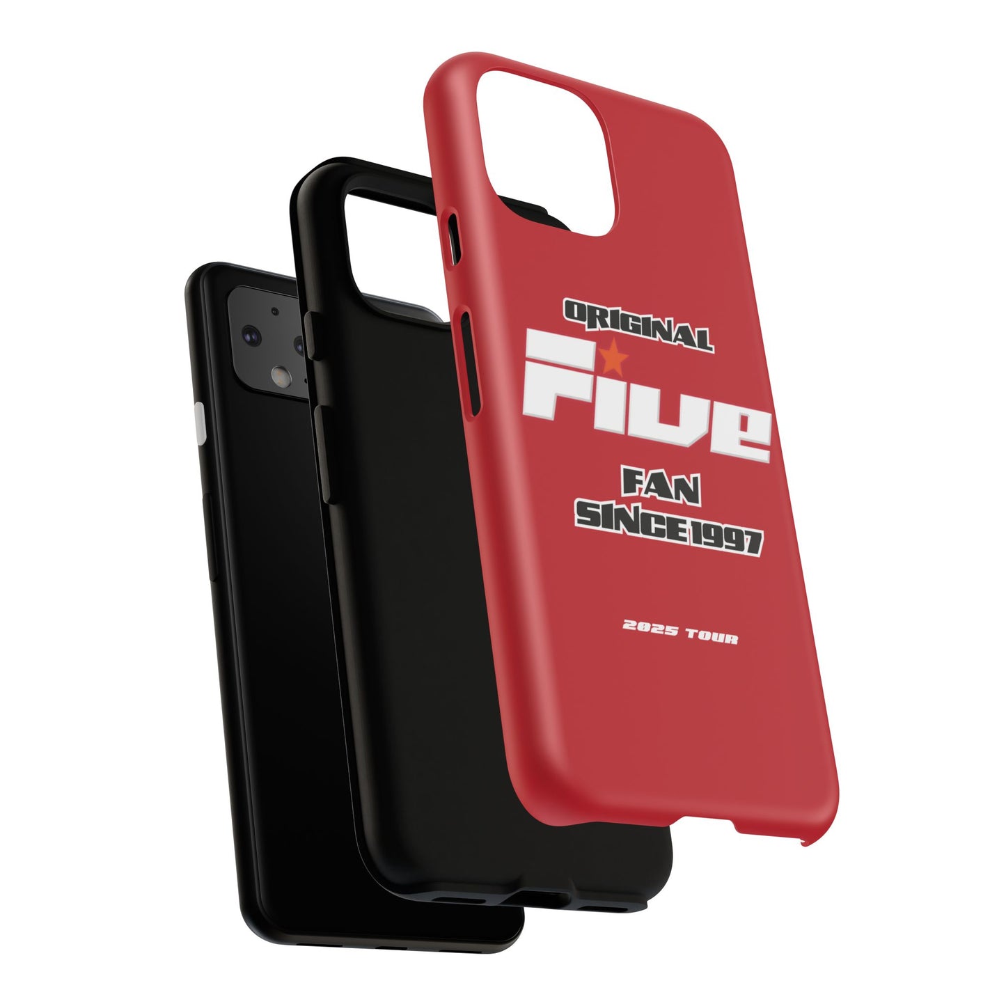 Original Five Fan Tough Case - 2025 Tour Edition unofficial Five boyband 5ive merchandise