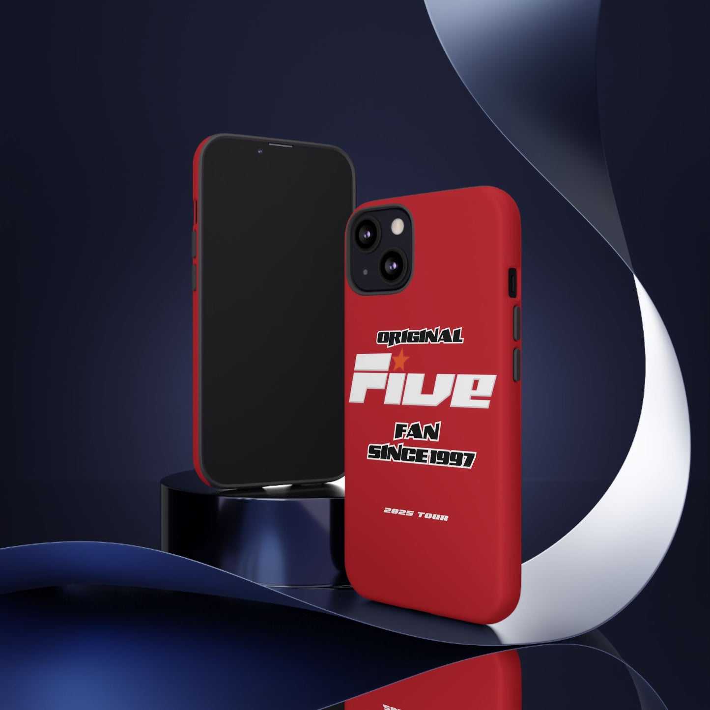 Original Five Fan Tough Case - 2025 Tour Edition unofficial Five boyband 5ive merchandise