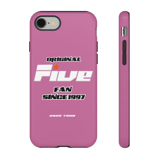 Original Five Fan Tough Case - 2025 Tour Edition unofficial Five boyband 5ive merchandise
