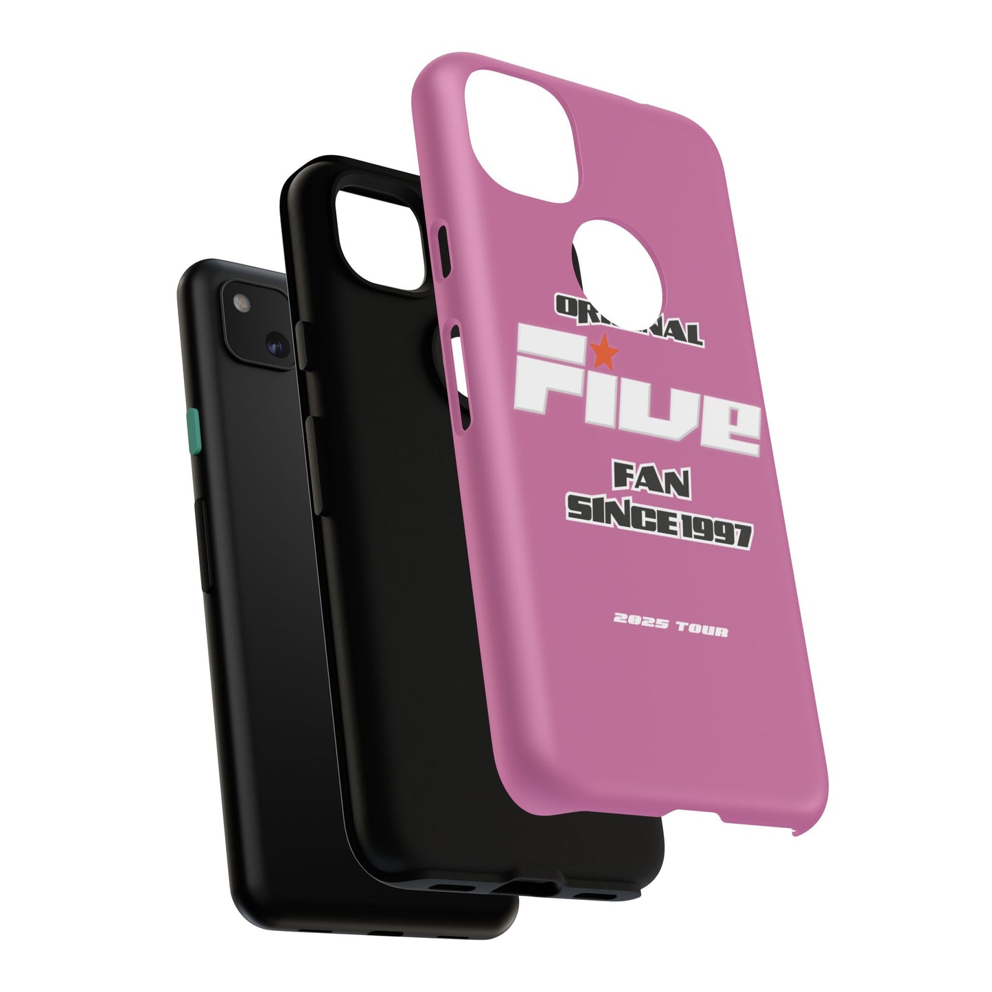 Original Five Fan Tough Case - 2025 Tour Edition unofficial Five boyband 5ive merchandise