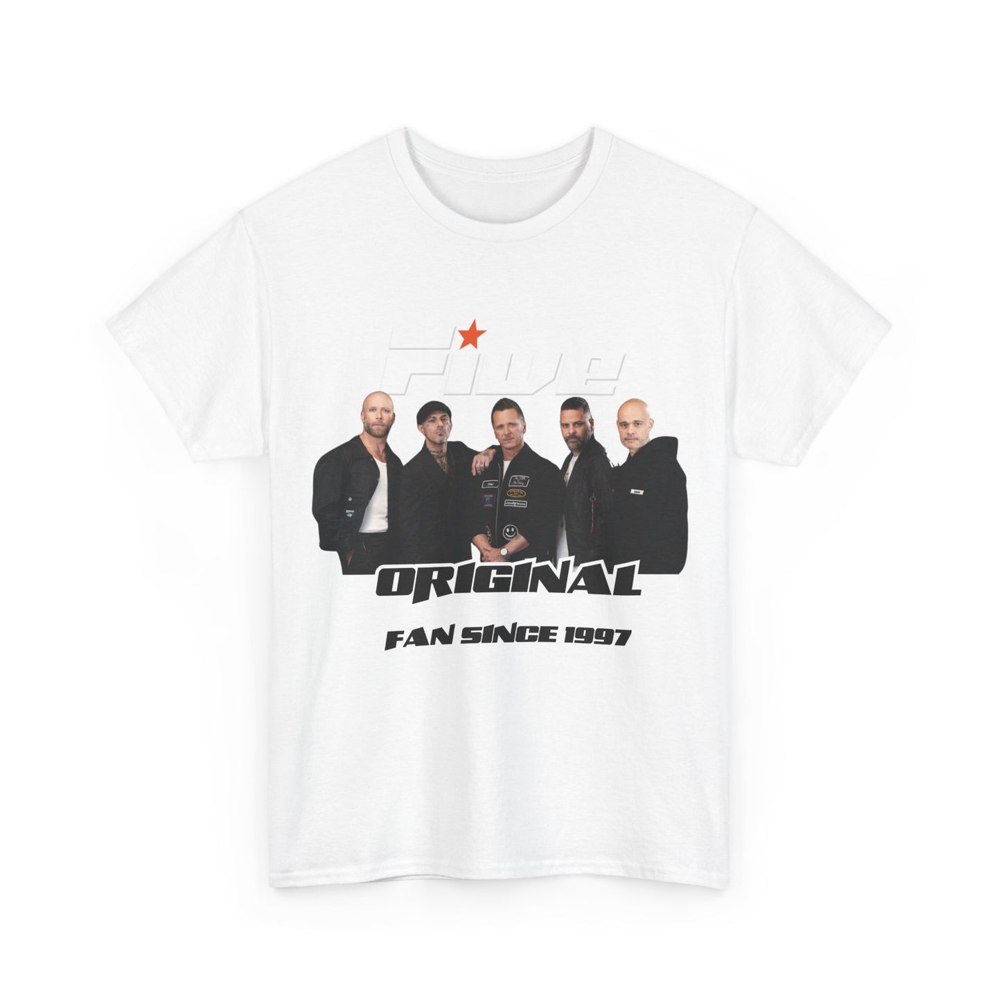 original FIVE tshirt 2025 tour 5ive Five's at the o2 tour merchandise concert tee t-shirt original five fans boy band nostalgia