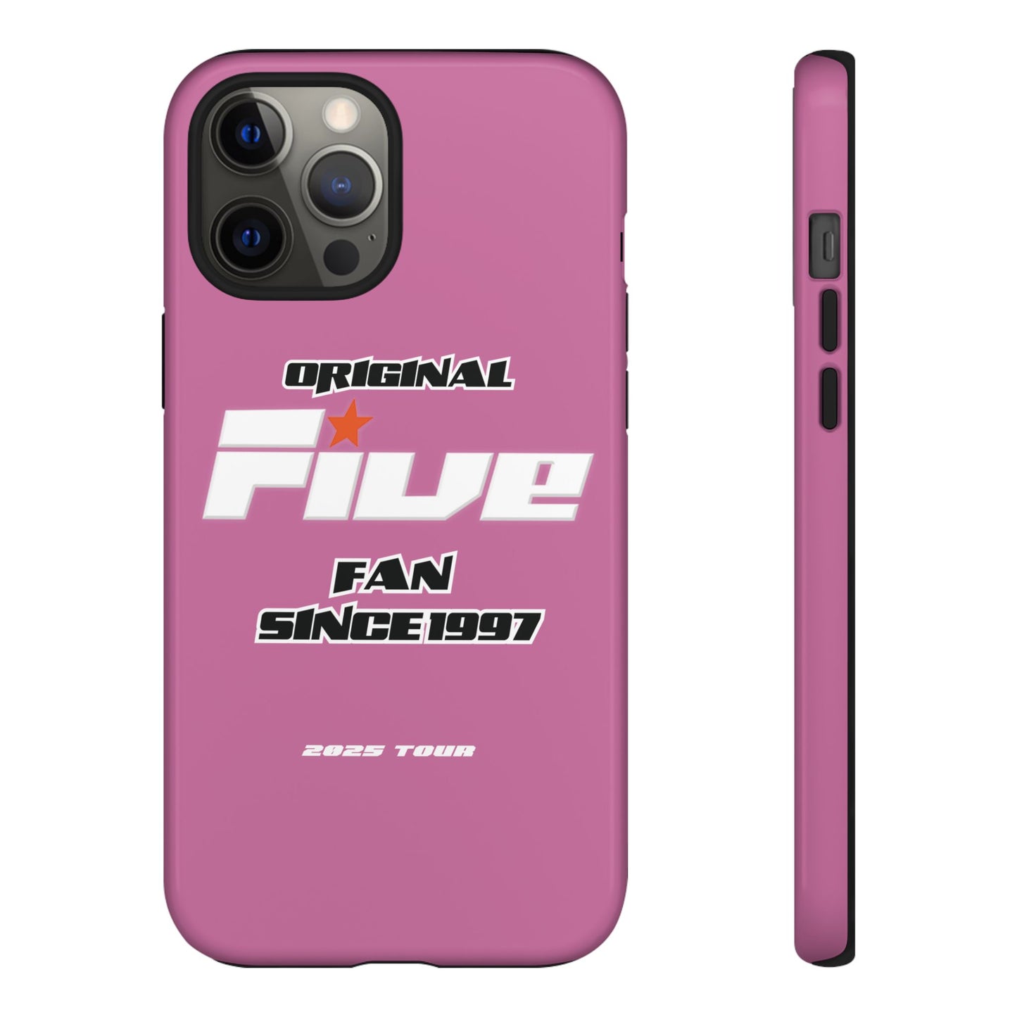 Original Five Fan Tough Case - 2025 Tour Edition unofficial Five boyband 5ive merchandise