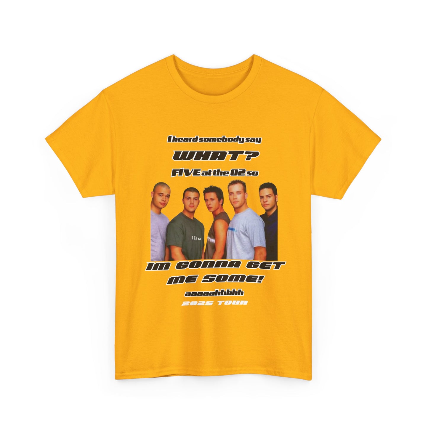 FIVE tshirt 2025 tour 5ive tee original five fans boy band nostalgia