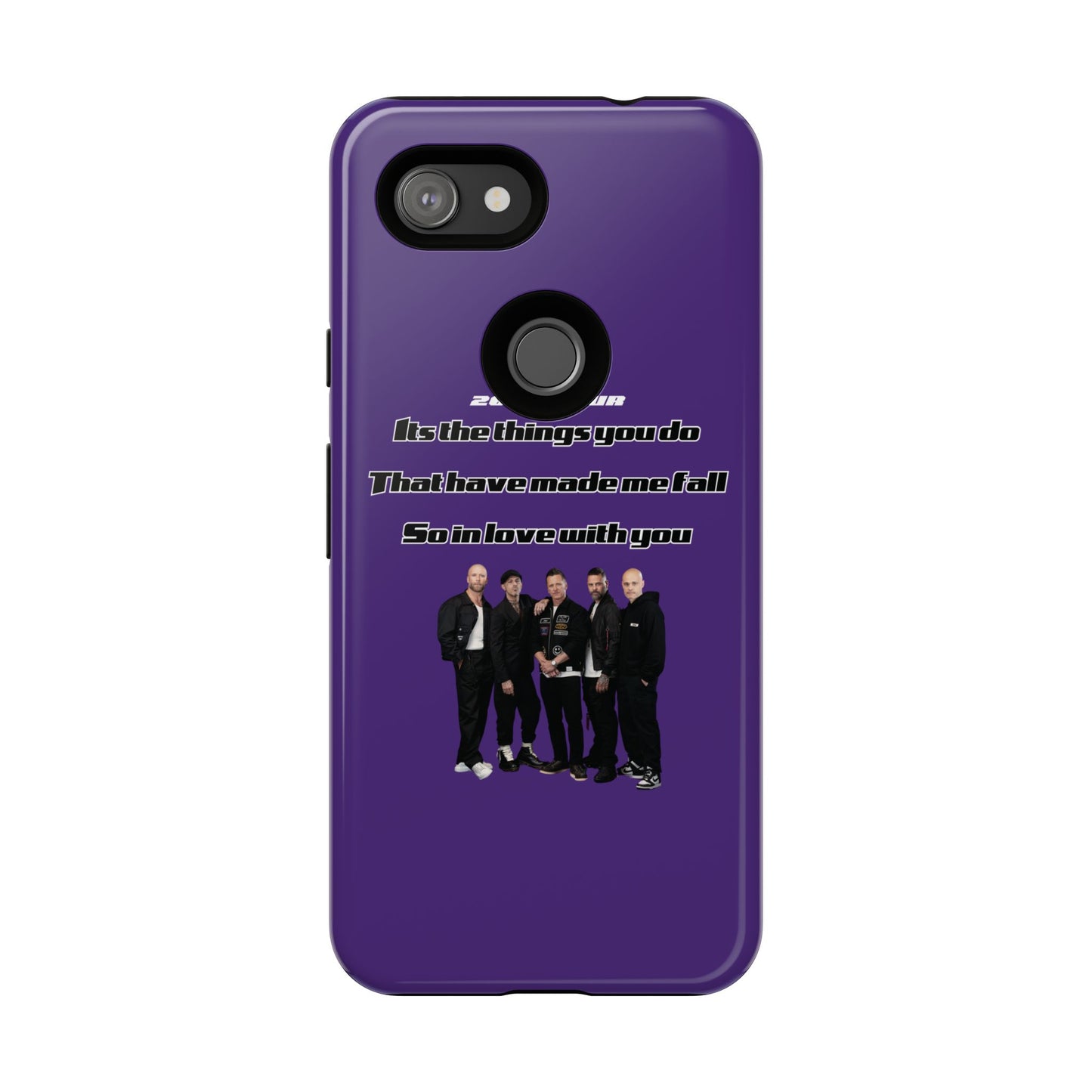 Original Five Fan Tough Case - 2025 Tour Edition unofficial Five boyband 5ive merchandise