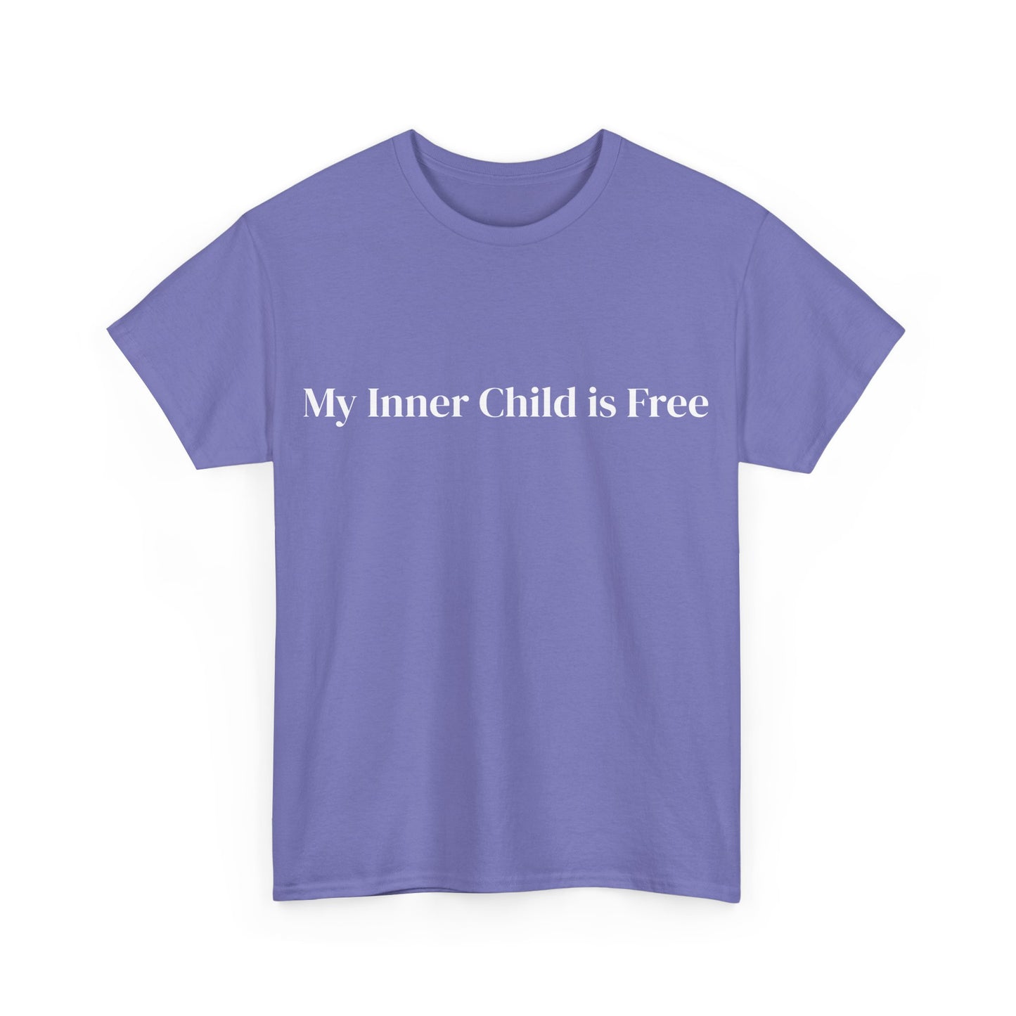 My Inner Child is Free, Affirmations Tee, Motivational Quote Tee, Everyday Casual Shirt, Spiritual, mindful living empowerment t-shirt