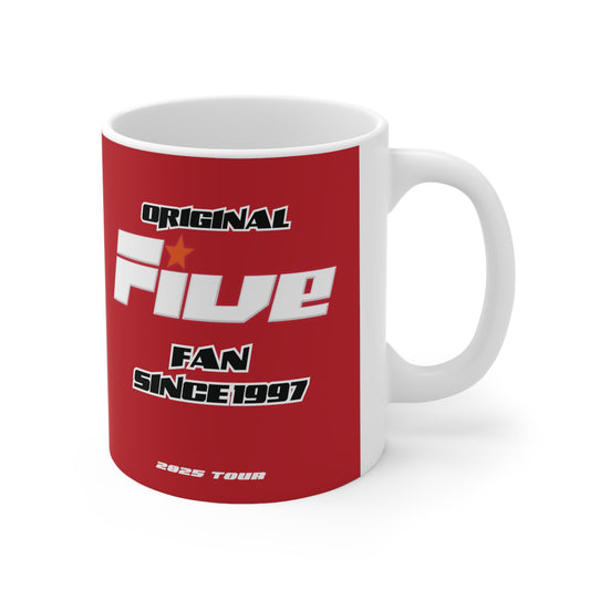 Five fan 5ive boy band uk 2025 tour five boyband five unofficial merchandise mug