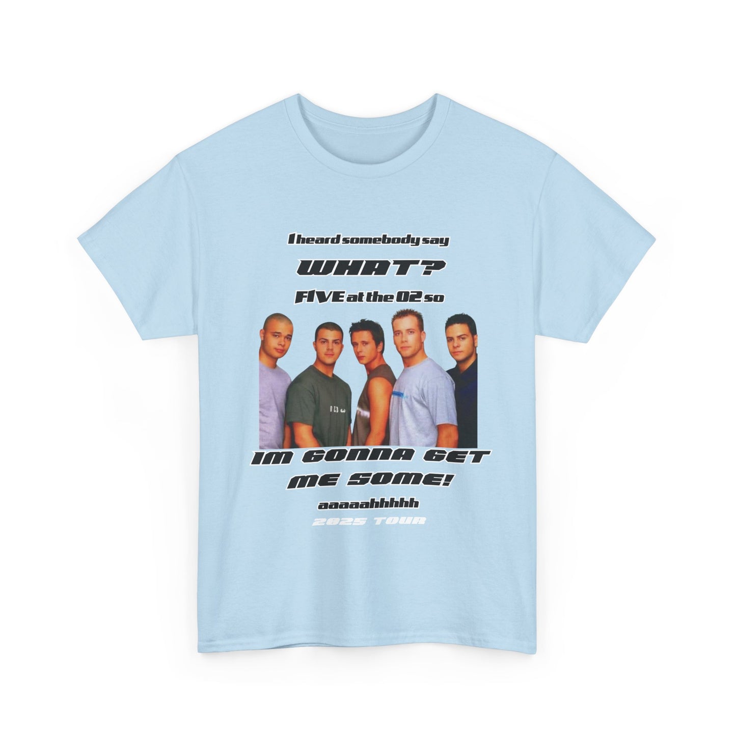 FIVE tshirt 2025 tour 5ive tee original five fans boy band nostalgia