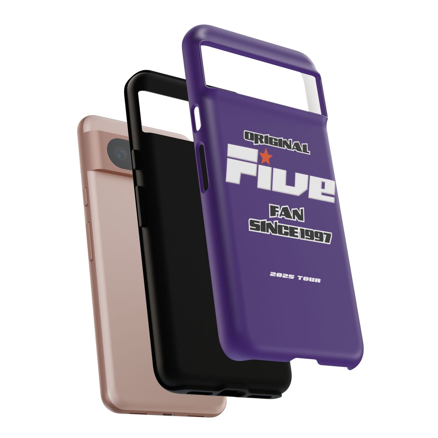 Original Five Fan Tough Case - 2025 Tour Edition unofficial Five boyband 5ive merchandise