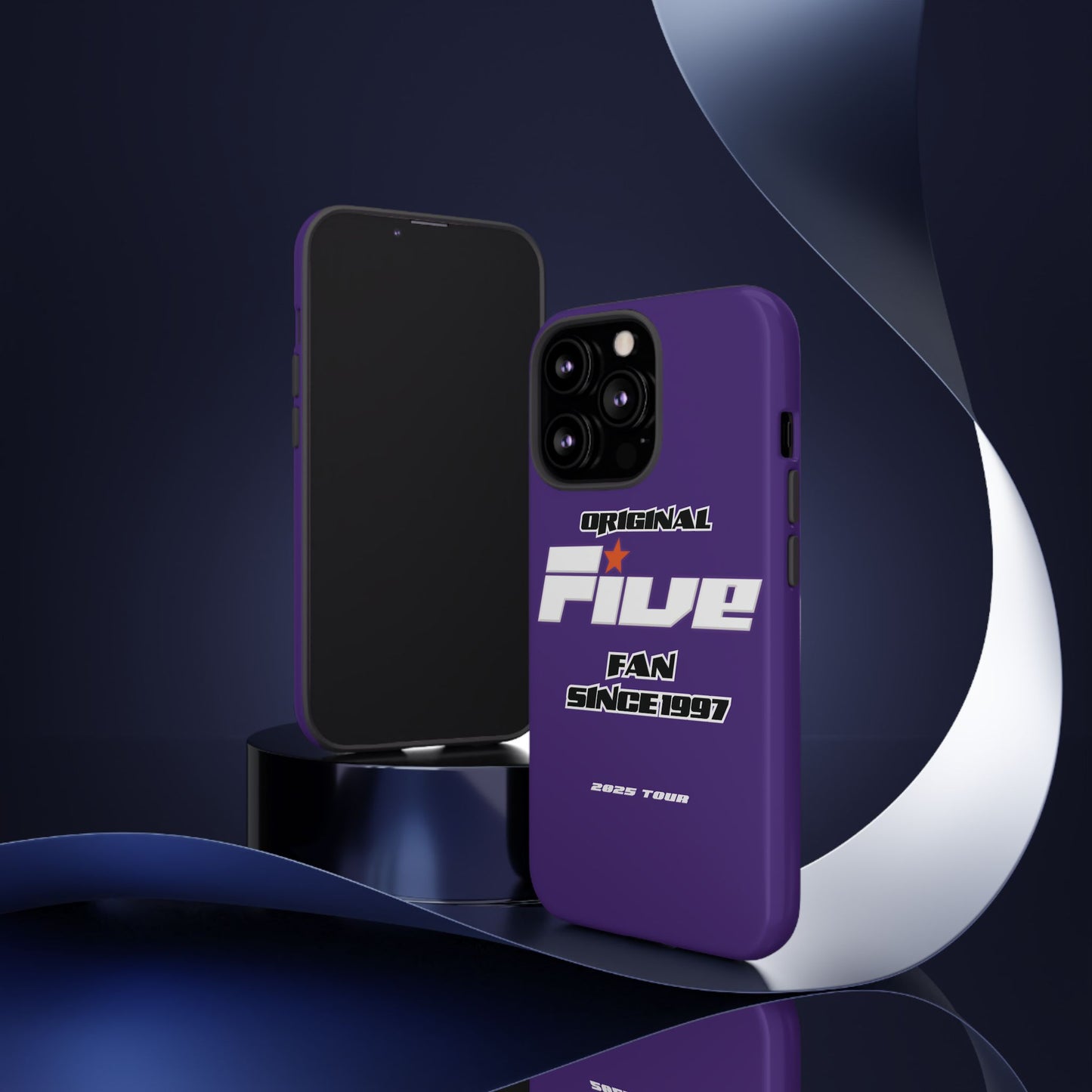 Original Five Fan Tough Case - 2025 Tour Edition unofficial Five boyband 5ive merchandise