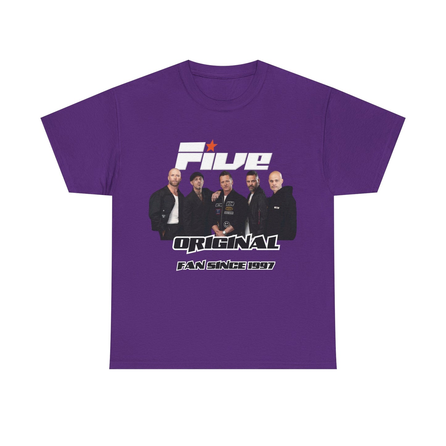 original FIVE tshirt 2025 tour 5ive Five's at the o2 tour merchandise concert tee t-shirt original five fans boy band nostalgia