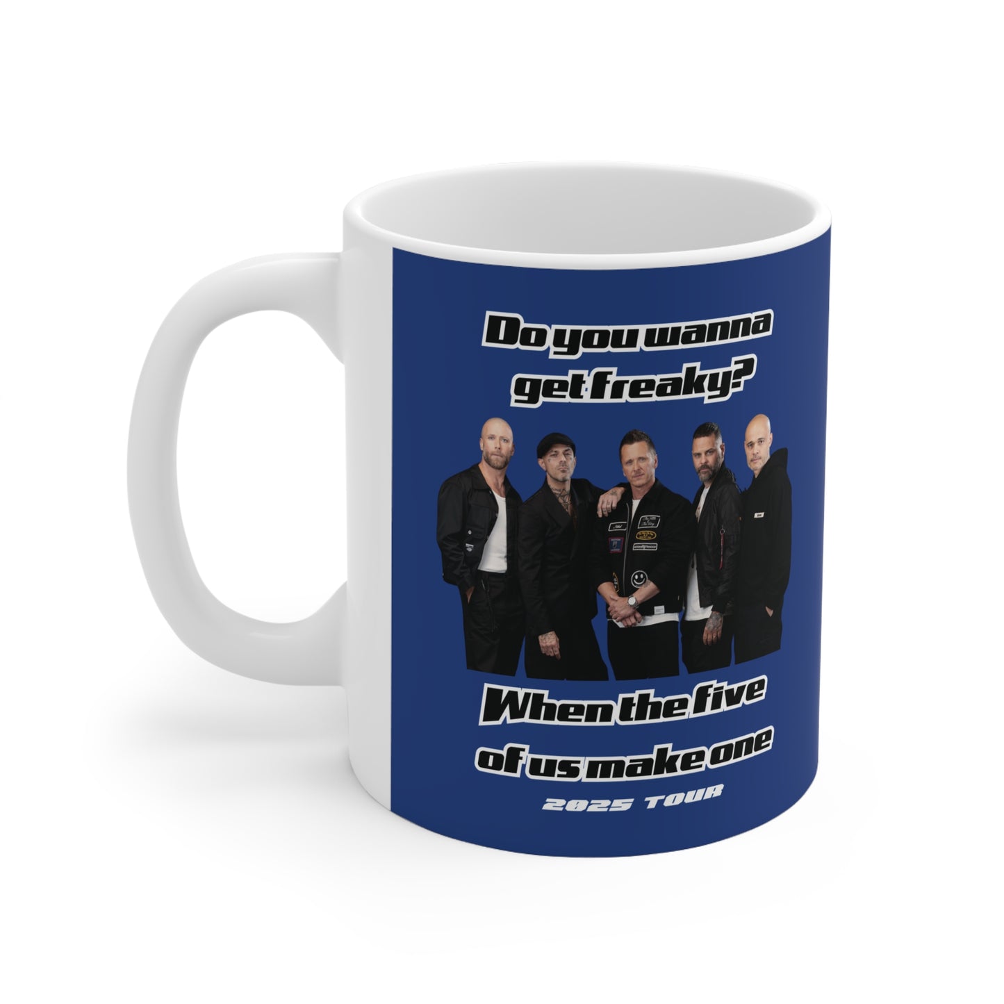 Five fan 5ive boy band uk 2025 tour five boyband five unofficial merchandise mug blue