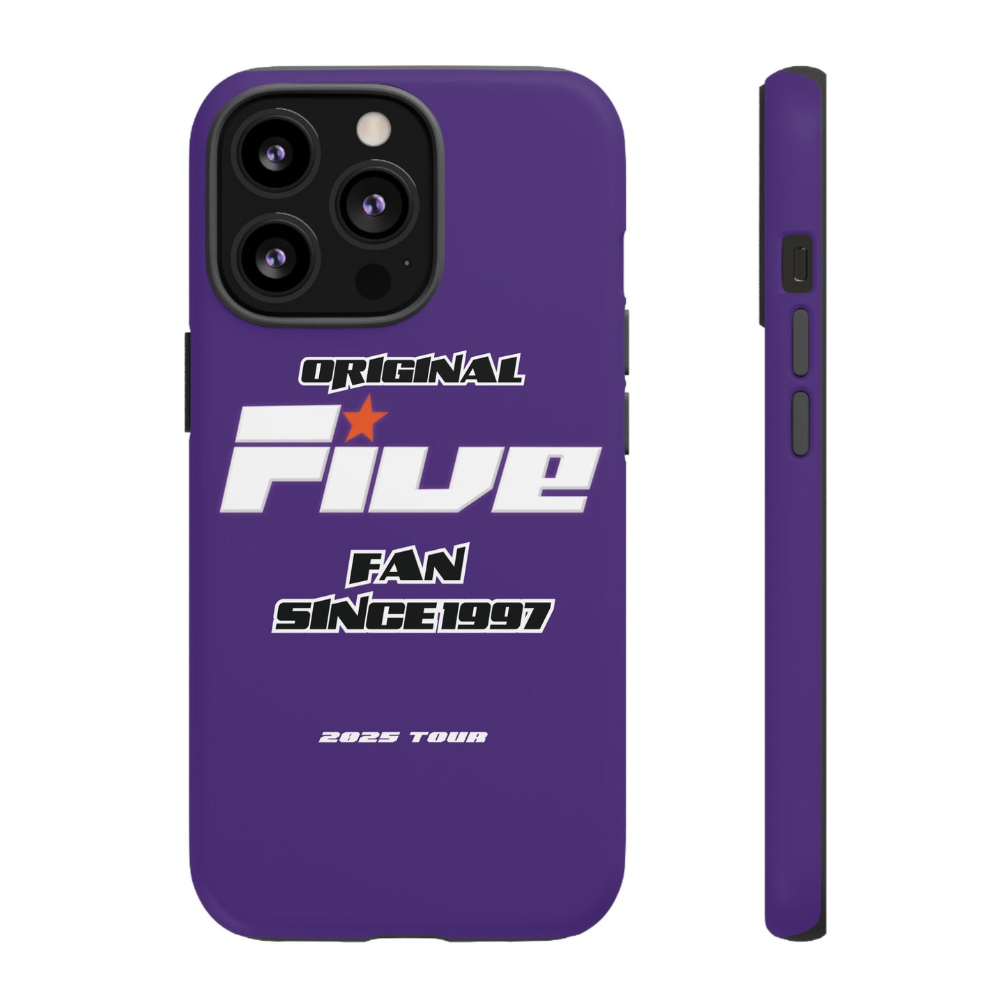 Original Five Fan Tough Case - 2025 Tour Edition unofficial Five boyband 5ive merchandise