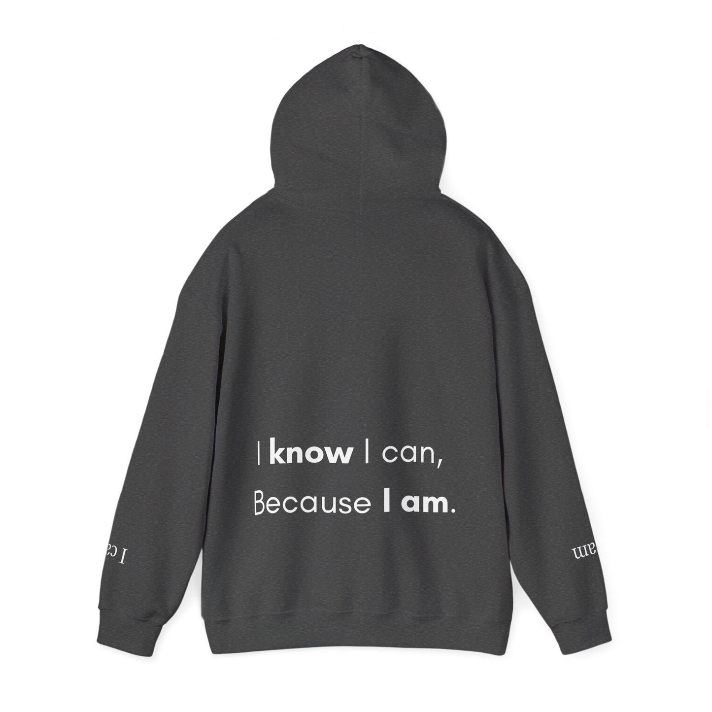 Empowering Affirmation Hoodie "I KNOW I can, Because I AM."