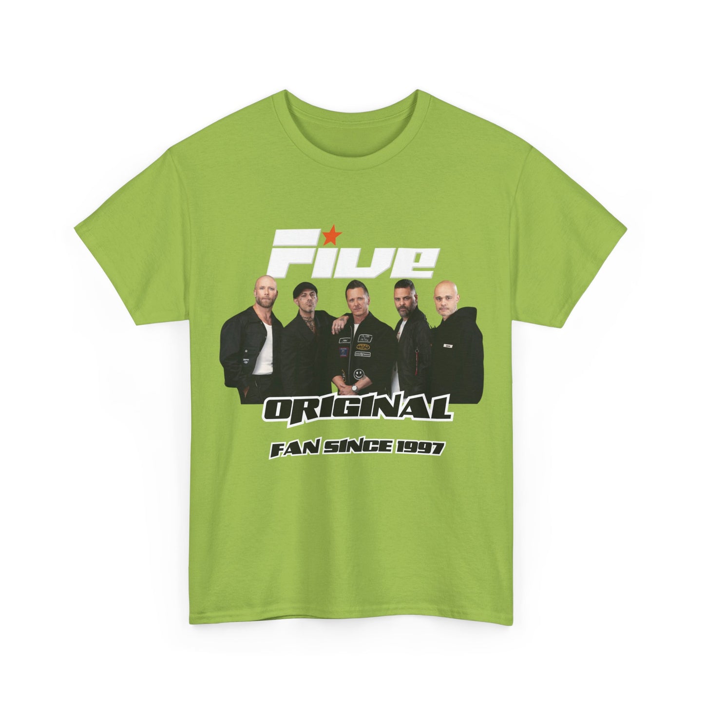 original FIVE tshirt 2025 tour 5ive Five's at the o2 tour merchandise concert tee t-shirt original five fans boy band nostalgia