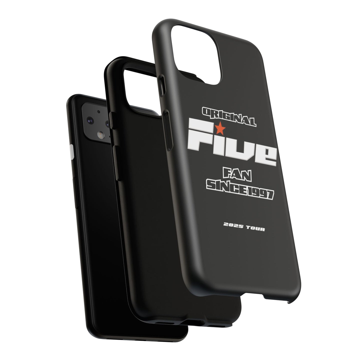 Original Five Fan Tough Case - 2025 Tour Edition unofficial Five boyband 5ive merchandise