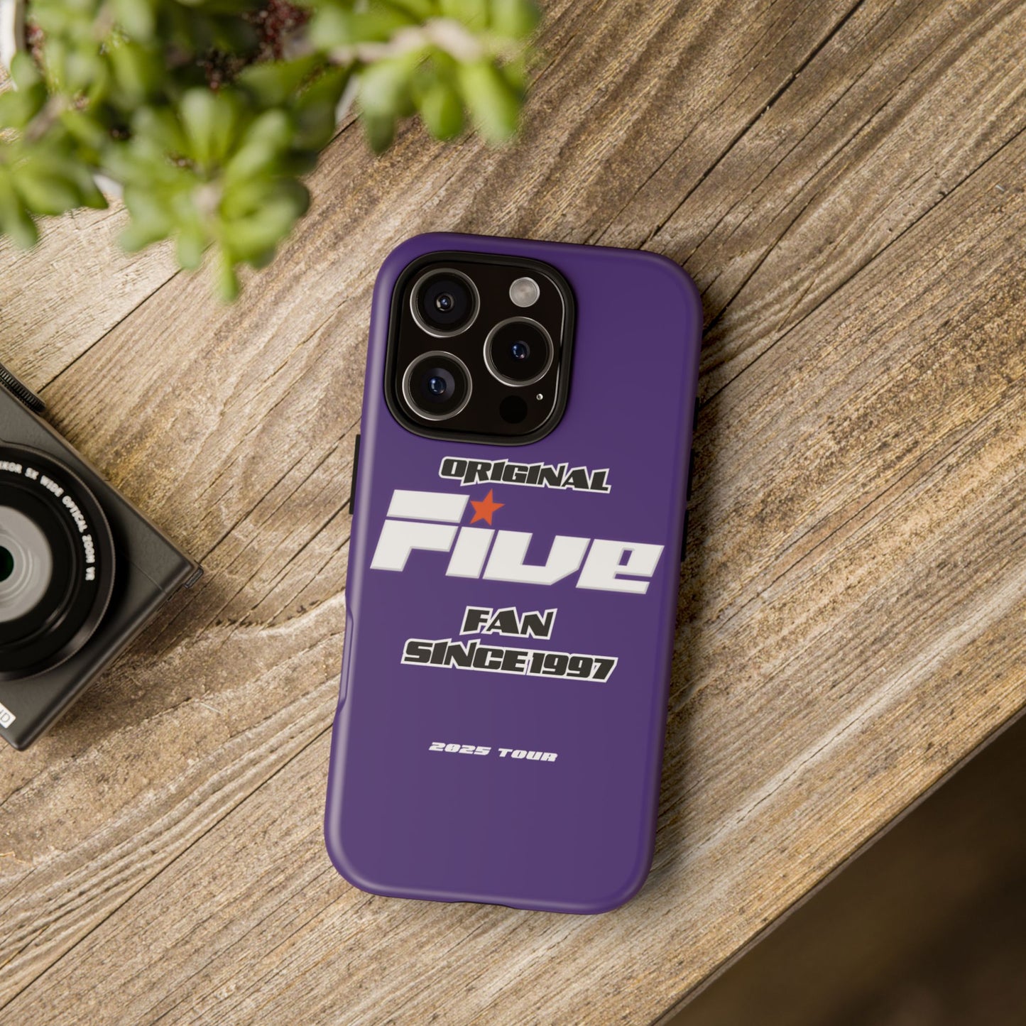 Original Five Fan Tough Case - 2025 Tour Edition unofficial Five boyband 5ive merchandise