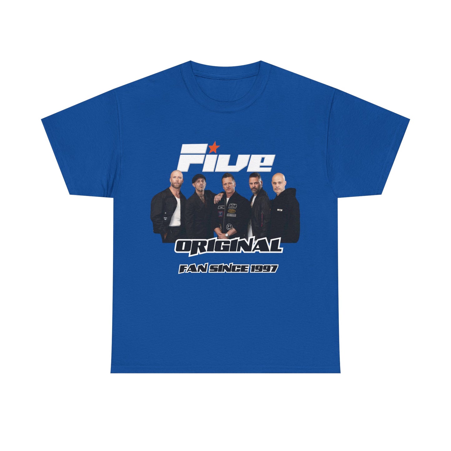 original FIVE tshirt 2025 tour 5ive Five's at the o2 tour merchandise concert tee t-shirt original five fans boy band nostalgia