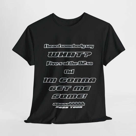 FIVE tshirt 2025 tour 5ive Five's at the o2 tour merchandise concert mothers day tee original five fans boy band nostalgia