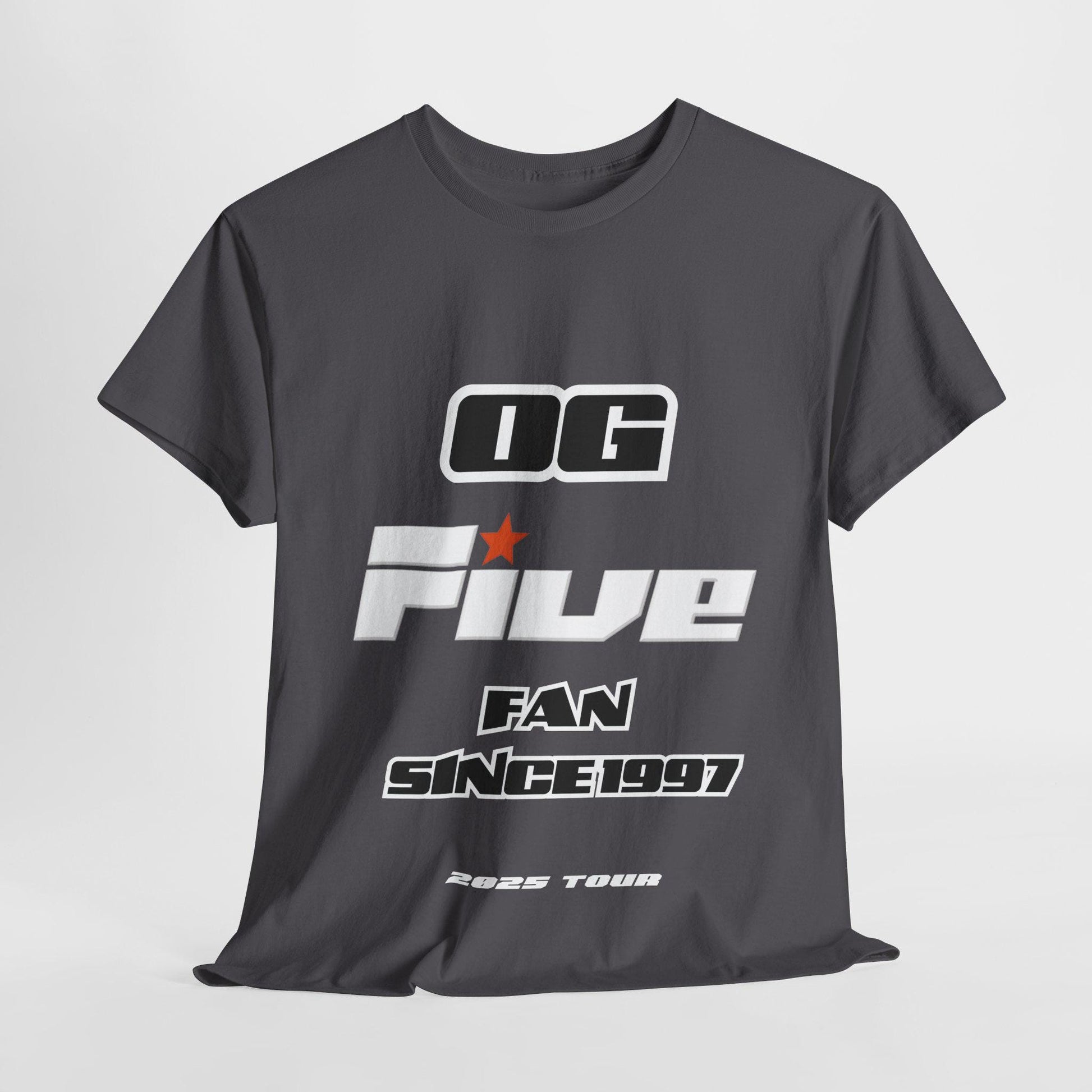 Original FIVE tshirt 2025 tour 5ive Five's at the o2 tour merchandise concert mothers day tee t-shirt original five fans boy band nostalgia