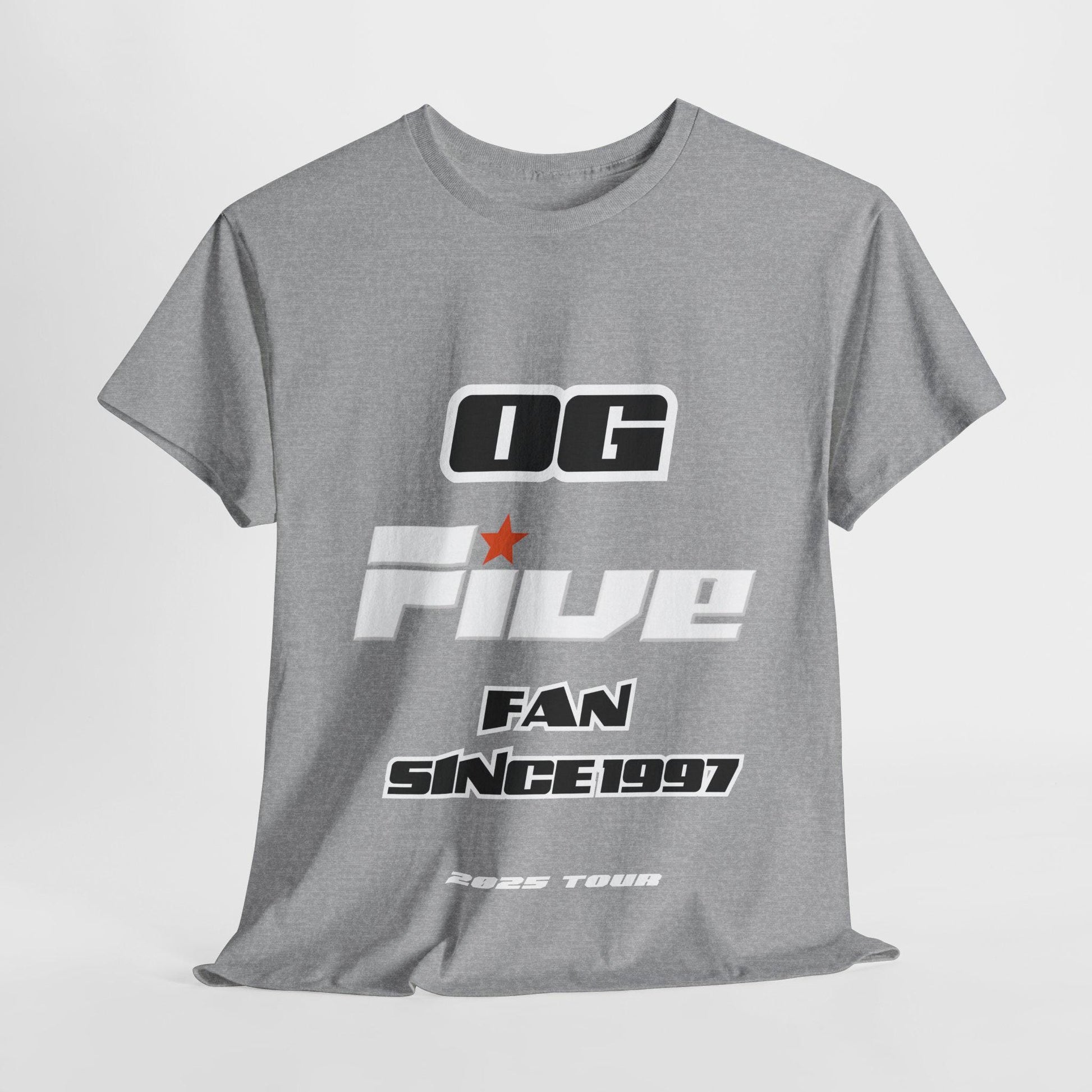 Original FIVE tshirt 2025 tour 5ive Five's at the o2 tour merchandise concert mothers day tee t-shirt original five fans boy band nostalgia