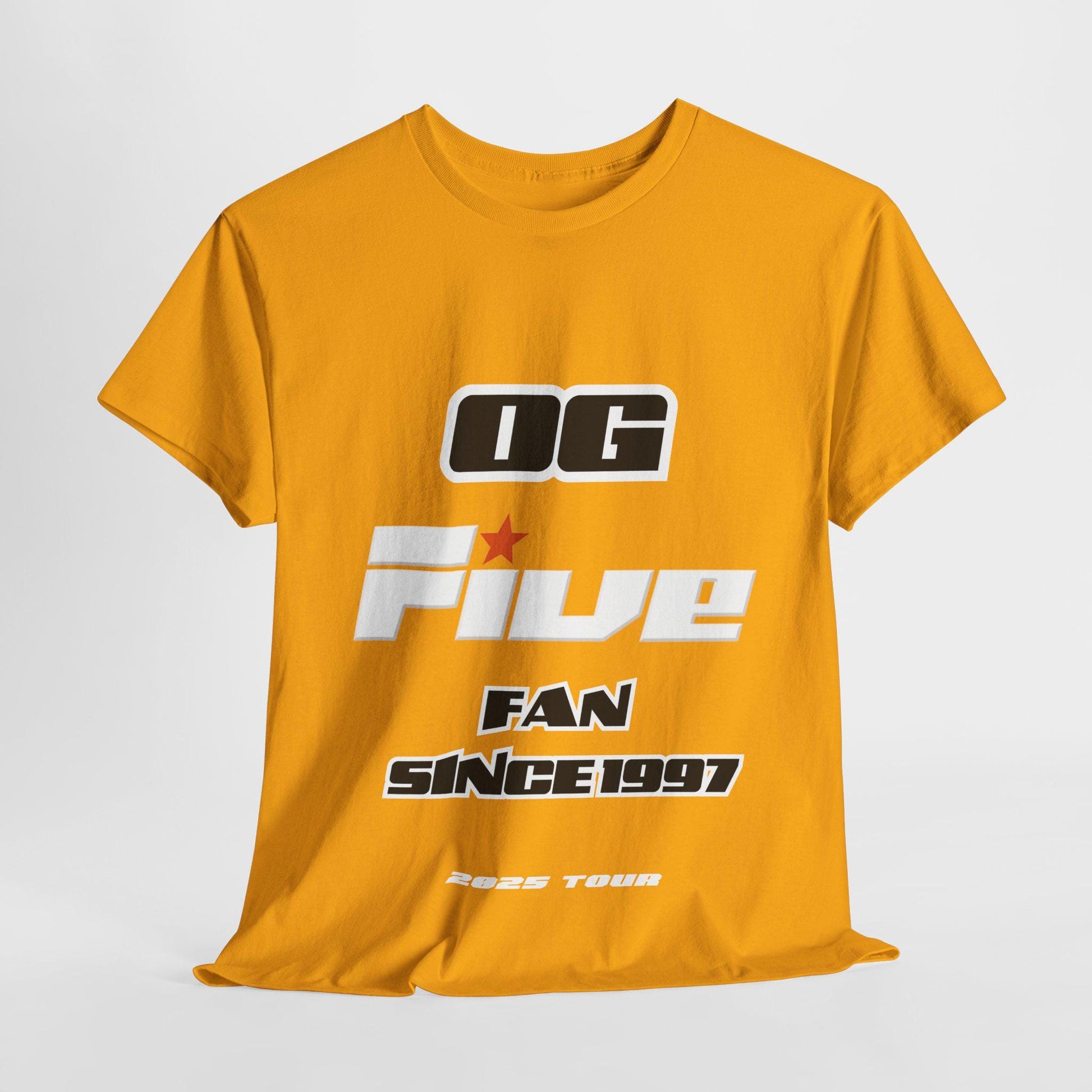 Original FIVE tshirt 2025 tour 5ive Five's at the o2 tour merchandise concert mothers day tee t-shirt original five fans boy band nostalgia