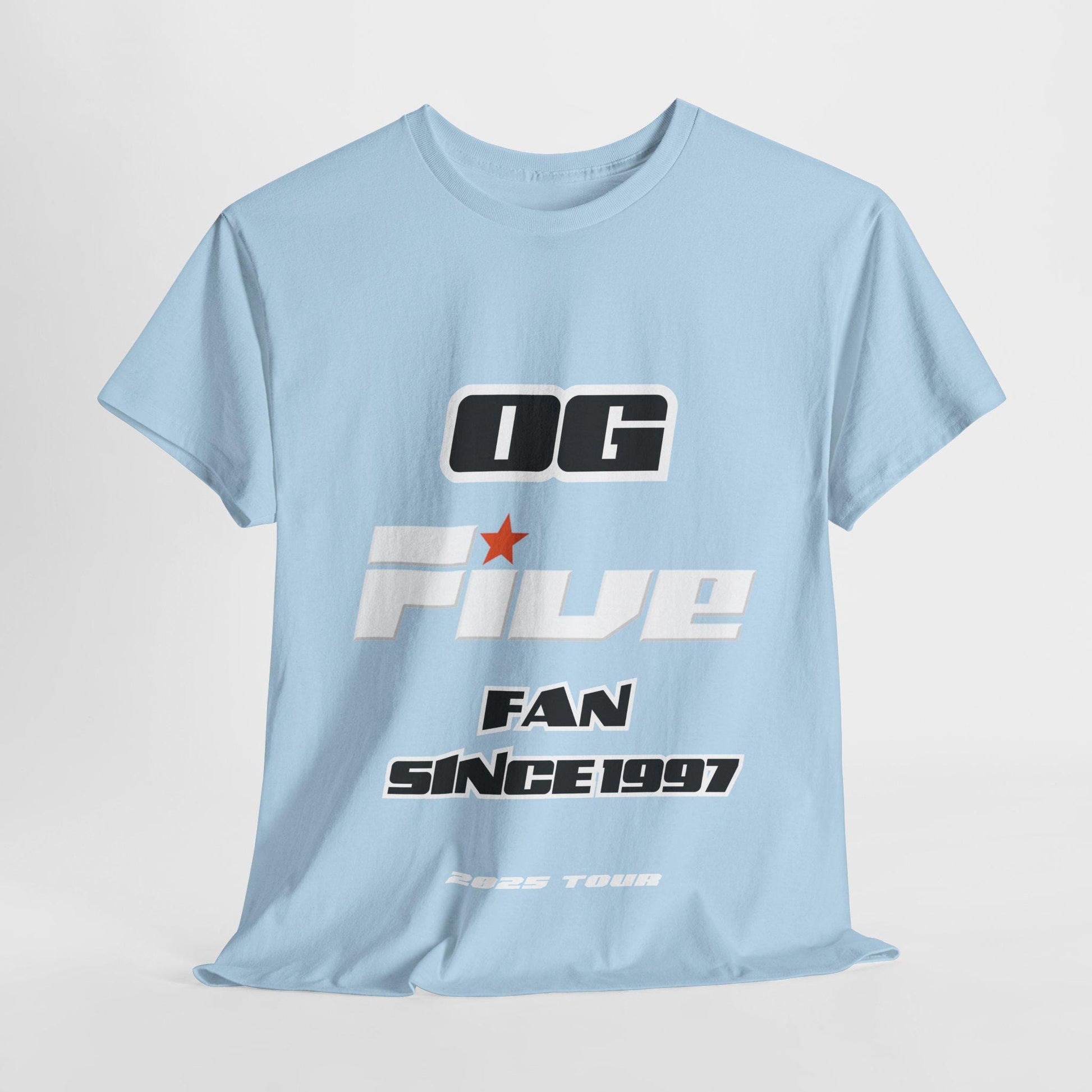 Original FIVE tshirt 2025 tour 5ive Five's at the o2 tour merchandise concert mothers day tee t-shirt original five fans boy band nostalgia