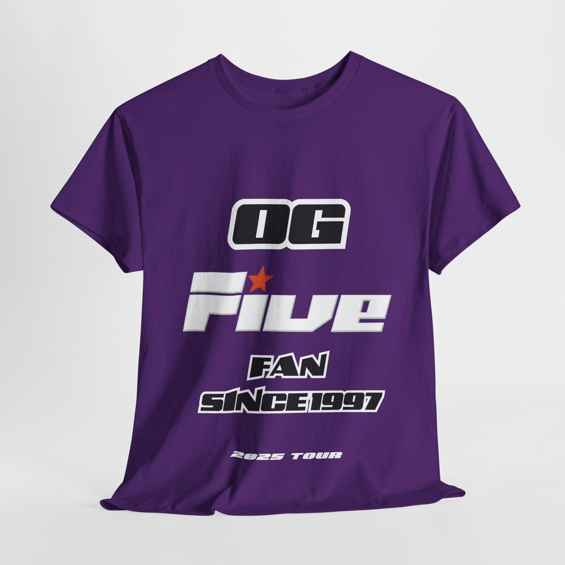Original FIVE tshirt 2025 tour 5ive Five's at the o2 tour merchandise concert mothers day tee t-shirt original five fans boy band nostalgia