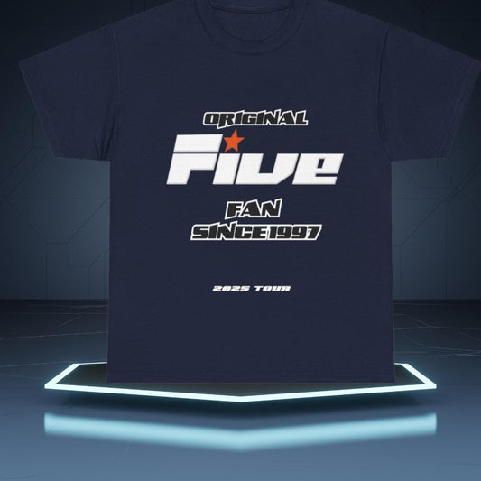 five boyband tshirt merchandise 5ive