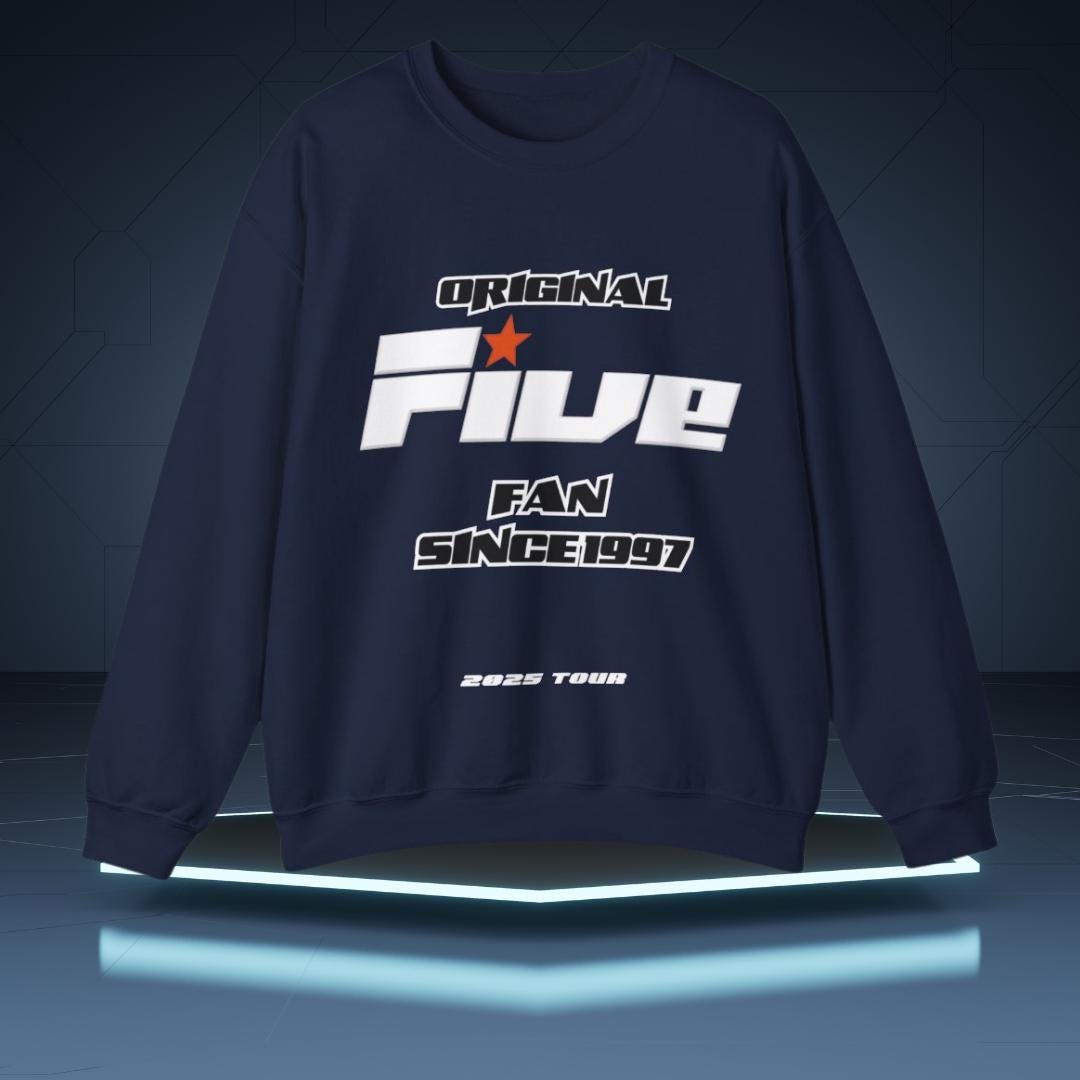 original5 five 5ive fan bouyband uk tour 2025 merchandise