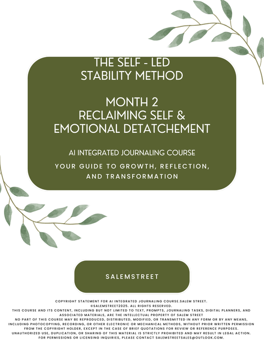 90 Day Self Led Stability Program- month 2